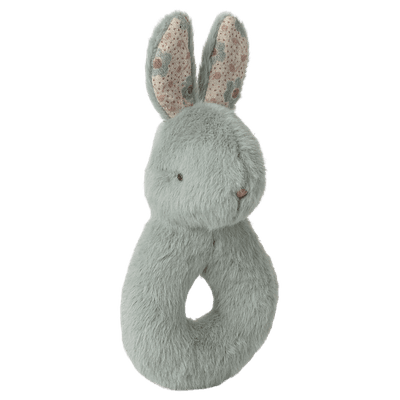 Rabbit rattle -Mint.