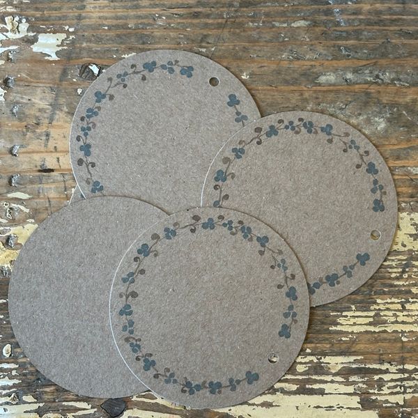 Hovedbilde Gift tag .Round -Brown.