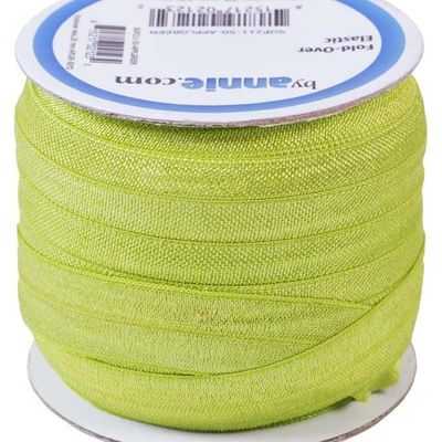 Fold-over Elastic, byannie. Green Apple