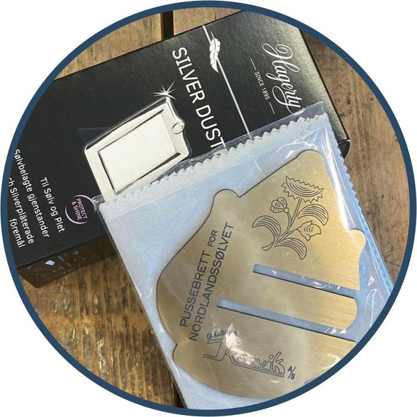 Hovedbilde Pusseklut med brett, Rørvik