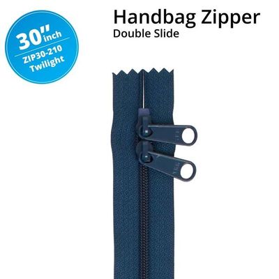 Handbag Zippers ByAnnie, Blå/Twilight